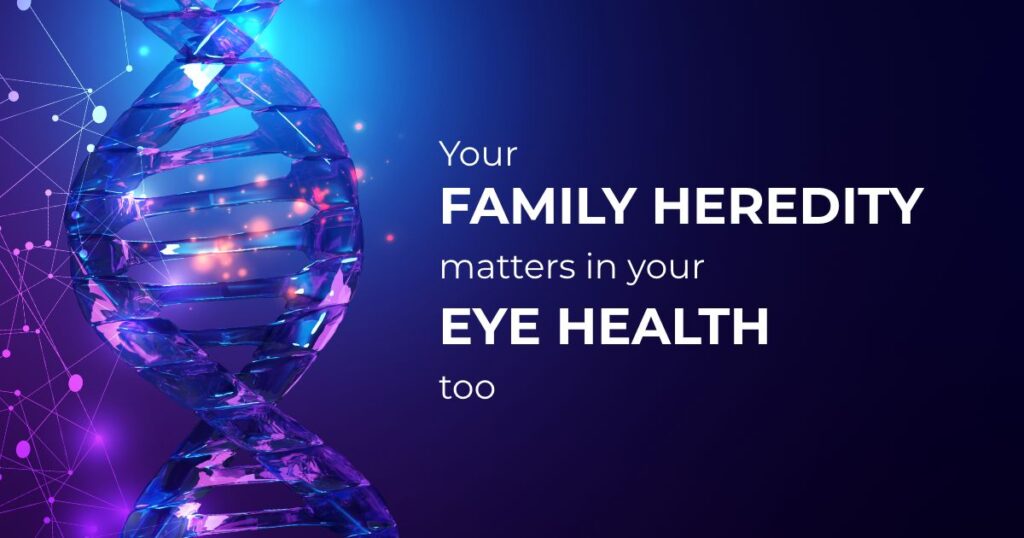 Banner image of family heredity in Eye Health blog | Global Eye Hospital Hyderabad